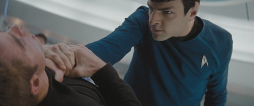 Kirk regrets taunting Spock with "your Mom!"